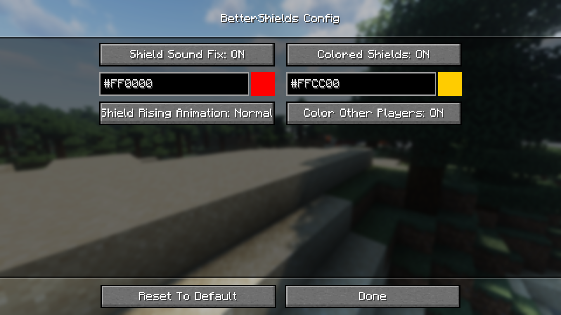AbstractConfigScreen example