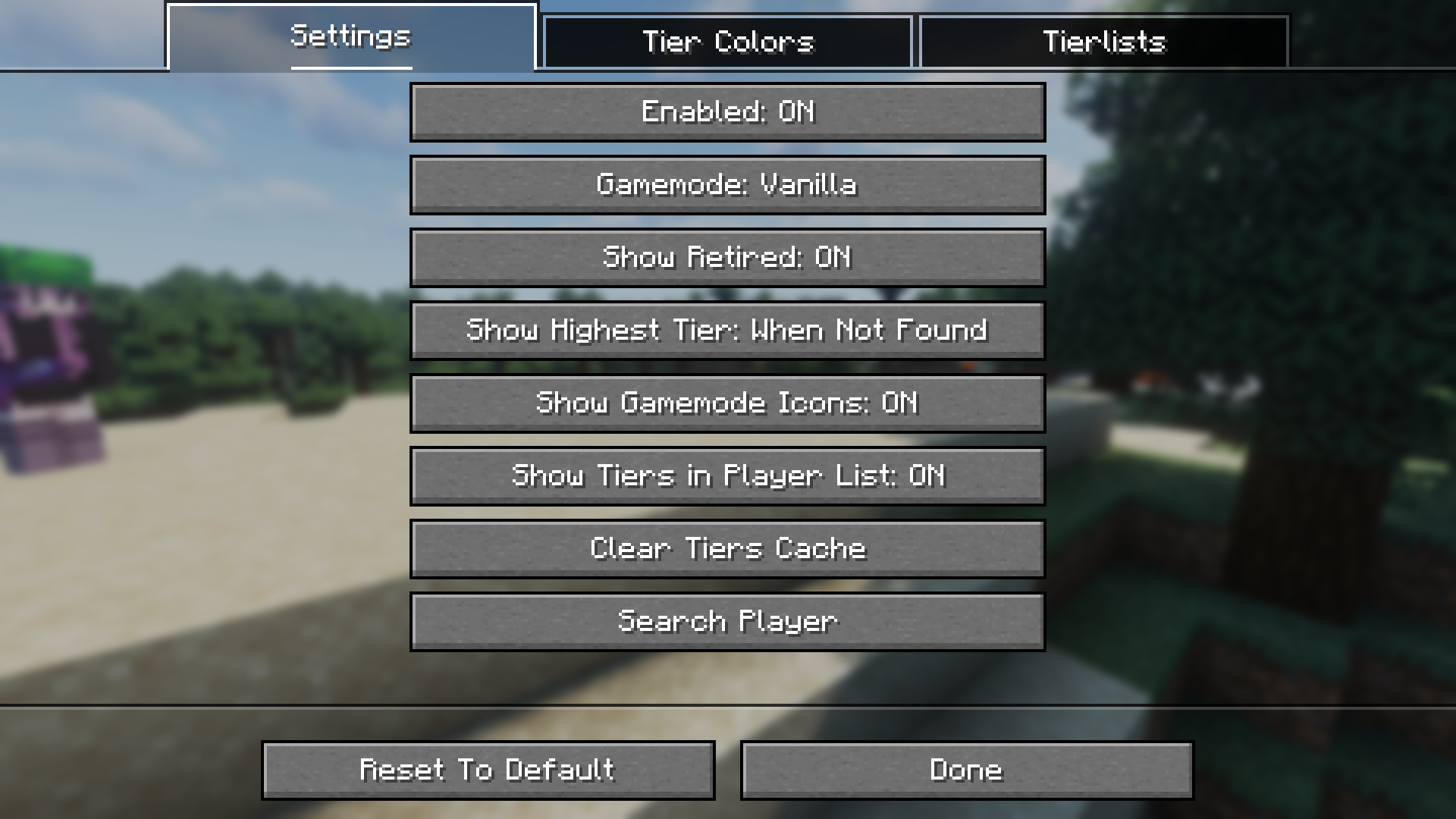 TabbedConfigScreen example
